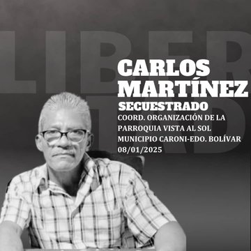 Ramón Bejarano, Rommel Zabala, Cipriano Díaz, Carlos Martínez, Omaira Salazar, Jesús Ramírez y Virgilio Laverde dirigentes del Comando ConVzla en Bolívar permanecen detenidos arbitrariamente por el régimen de Nicolás Maduro. 

Ellos, son parte de los valientes venezolanos que