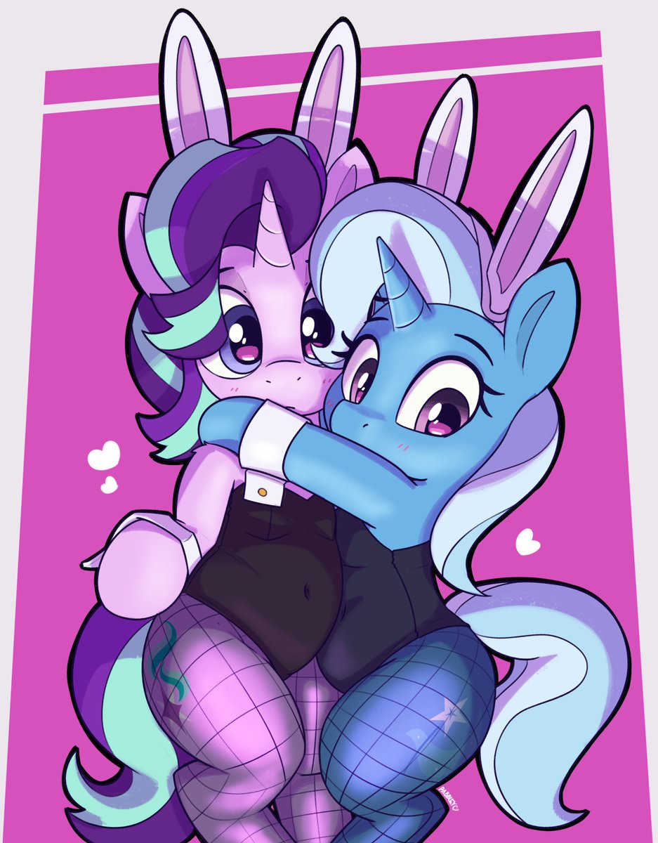 Two Bunny Mares~ 

Featuring Starlight Glimmer and Trixie Lulamoon!