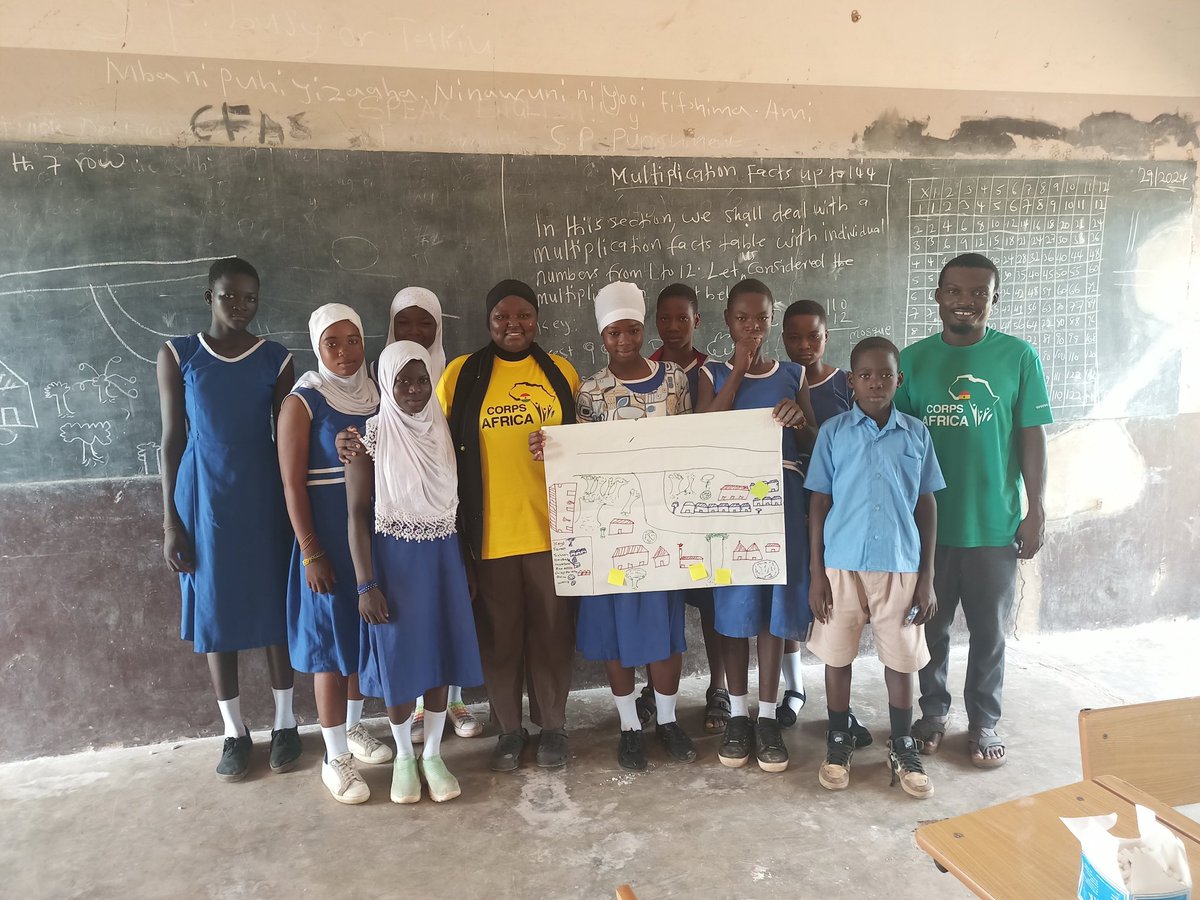 Cyprian515's tweet photo. There's strength in unity! Grateful for my cluster-mate, Salma Zakaria. Being nearby, we support each other’s activities, share lessons, tackle challenges, and stay connected in our service. Together, we achieve more! #Teamwork #CommunityService #ThisIsCorpsAfrica #ABCLD #CLD https://t.co/IO5znCWijF