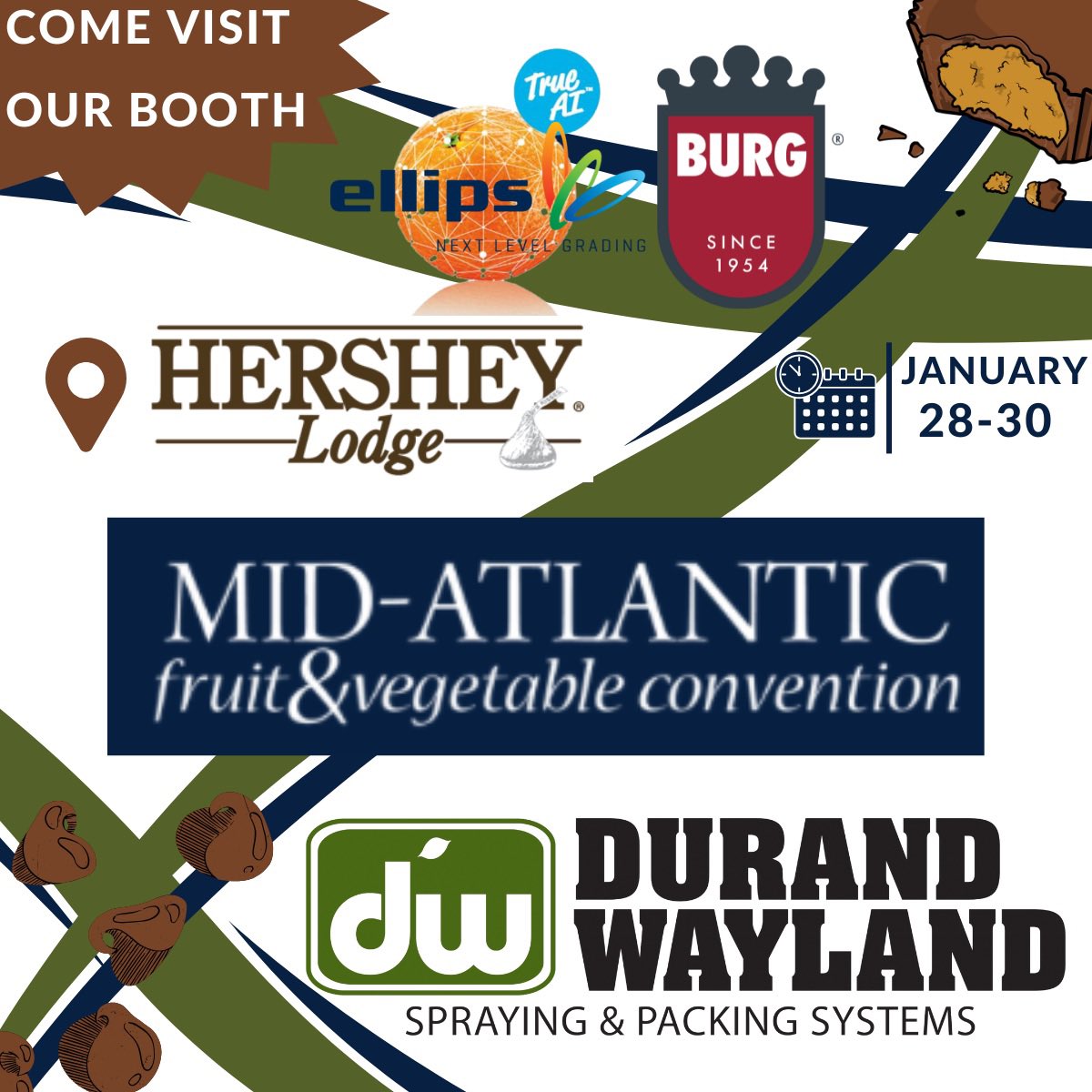 DurandWayland's tweet photo. Whether you’re looking to optimize efficiency or enhance product quality, we’re here to help. Let’s grow together!
#MidAtlanticFruitAndVeg #AgricultureInnovation #DurandWayland #FruitPacking #VegetableProcessing #HersheyPA https://t.co/cC0wyoCjHF