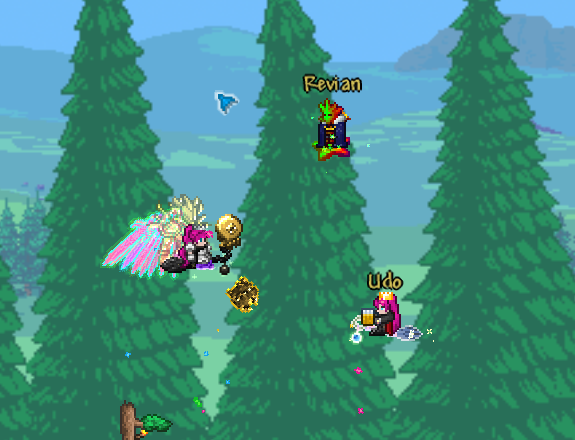RavernaRook's tweet photo. Today, I am the proudest person in the world... 
My community helped me to finish Terraria.

We managed together to defeat the Moonlord (thrice) and finish the Zenith.

Moreover, Udo solo in daylight, Empress of Light. 

Thank you very much, my dear inkdrops. https://t.co/LETnA7dtYK