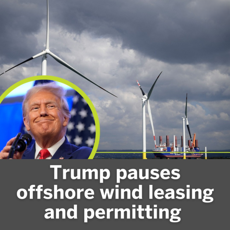 President Trump has paused the wasteful offshore wind projects that would have driven up energy costs and turned our beautiful beaches into industrial eyesores.