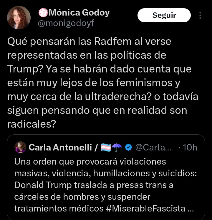 victoriaargoty's tweet photo. Que la izquierda fortaleció a la ultraderecha al regalarle el capital social y político de la sensatez y al atomizar el análisis de clase en infinitas identidades; y que el pensamiento crítico no admite falacias ad-hominem y que sólo existen dos sexos, aunque lo diga Trump. https://t.co/a4f7jvjN9D