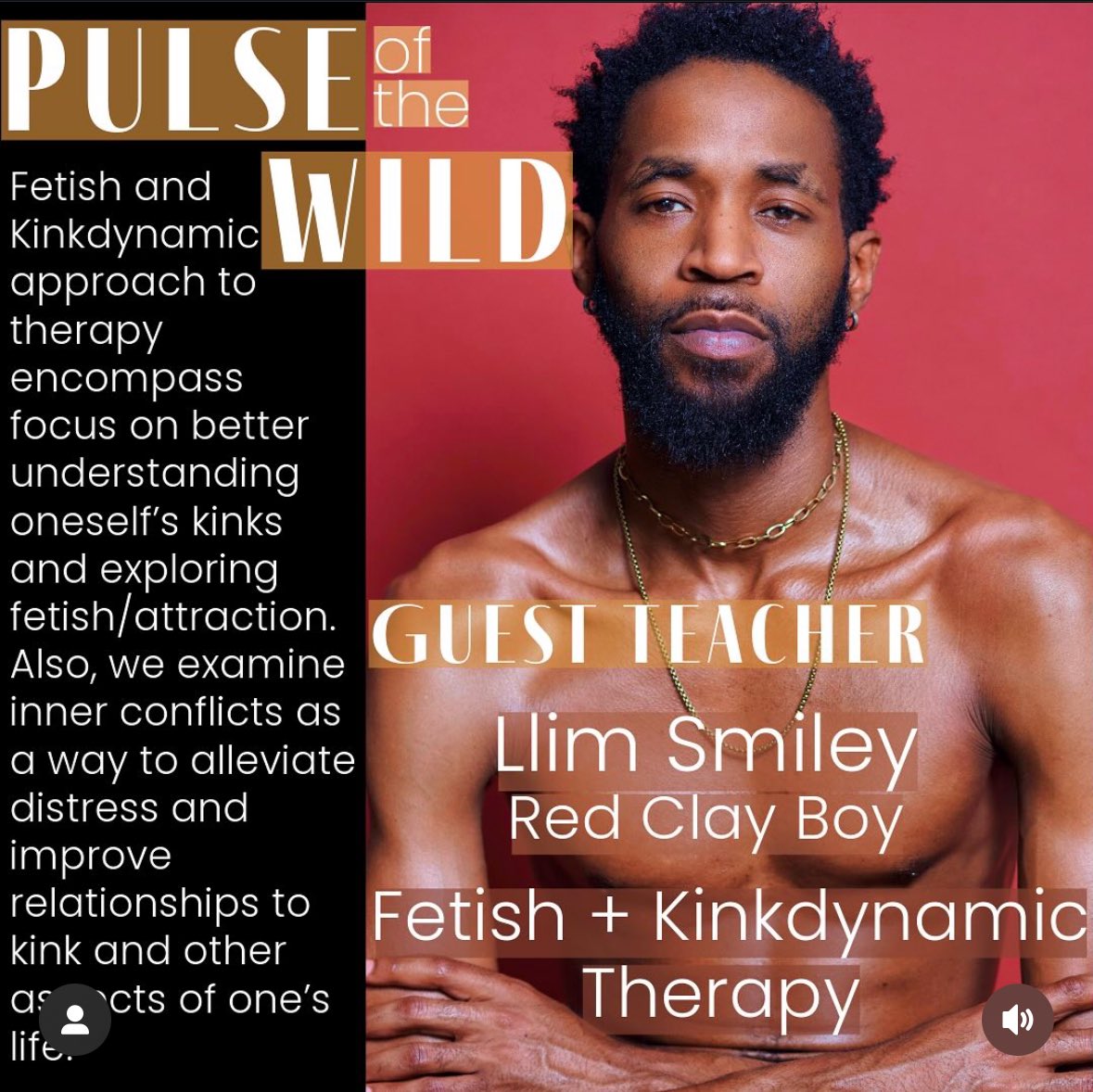excited to announce i’m a guest teacher at  “Pulse of The Wild” discussing,

“Fetish &amp; Kinkdynamic Therapy” next month! 🌺🔥🕉️ 

retreats and workshop’s curated by: <a href="/ColterCobraWild/">Cobra Wild</a>

wildshamanics.com/florida-2025