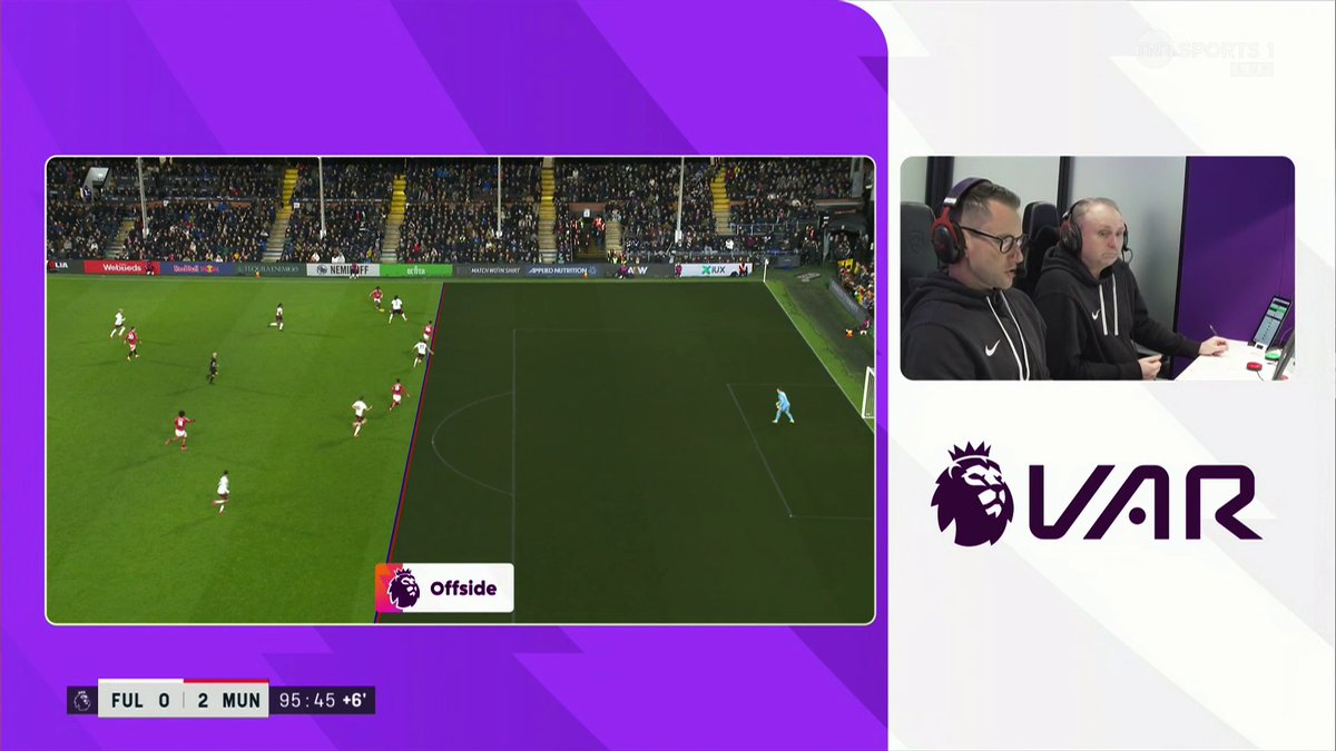 footballontnt's tweet photo. Amad Diallo thought he'd finished the game for Man Utd, but VAR rules it off for offside ❌

📺 @tntsports &amp; @discoveryplusUK https://t.co/JvQuiltpN8