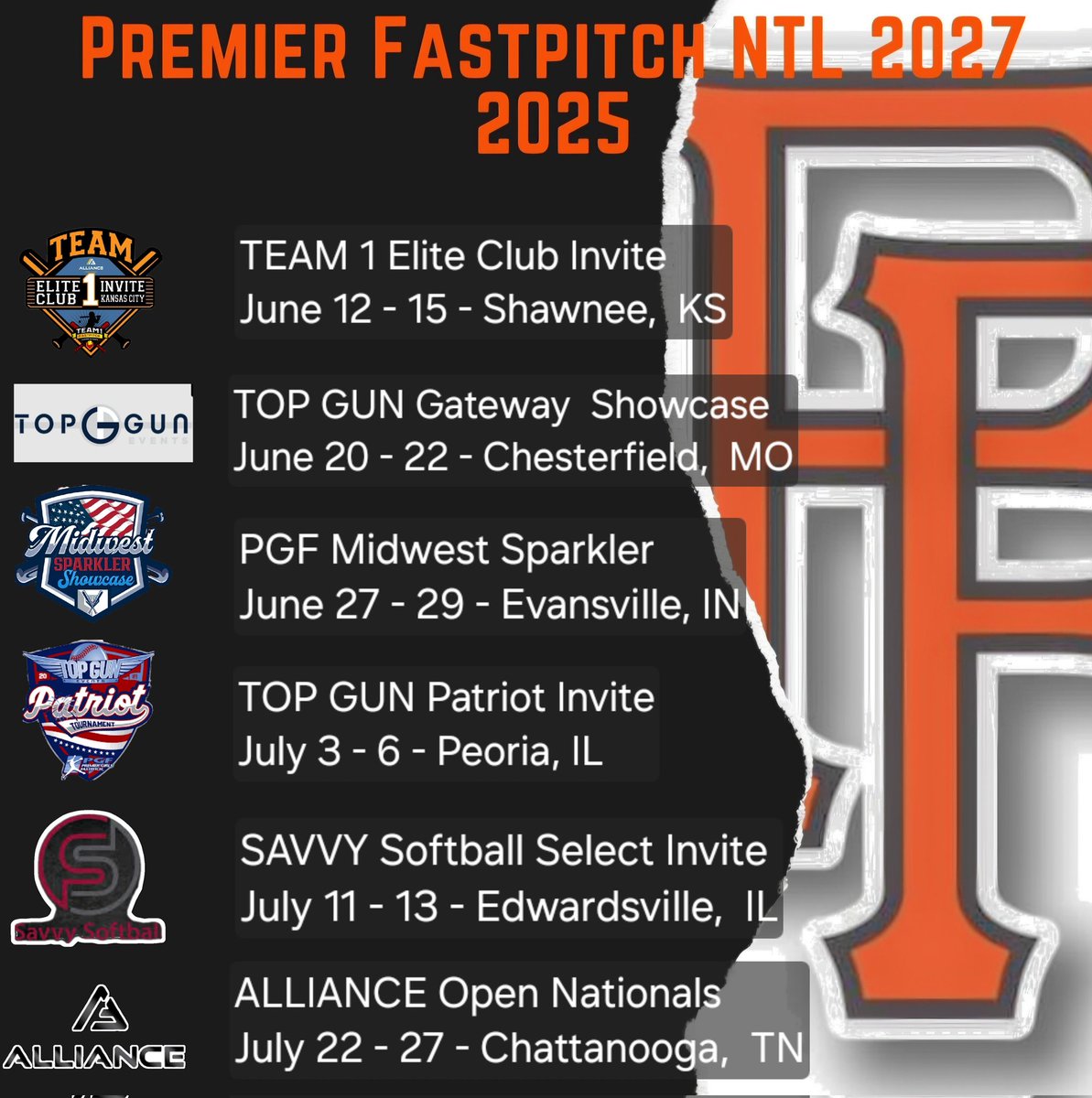MidMagic2027's tweet photo. PFN2027 Summer 2025 season is set.  Playing top level competition across the Midwest.   Mark your calendars 📅 ✔️ https://t.co/Wxm1P6aGnX