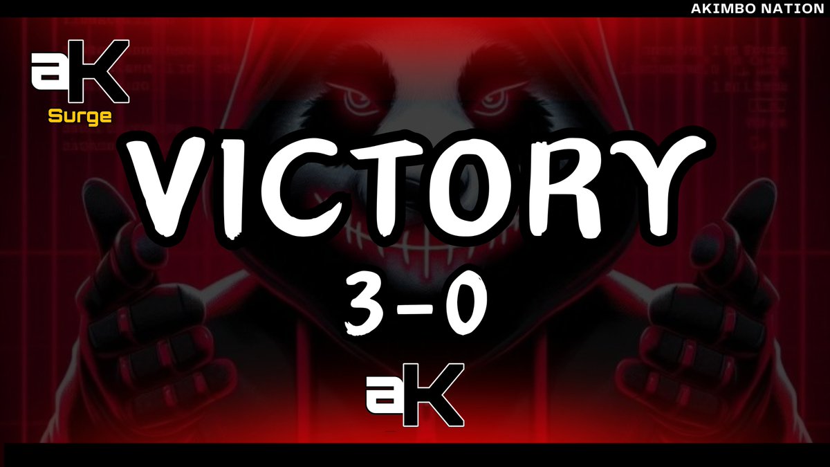AKIMBO_Org's tweet photo. THE CROWN KING AKIMBO SURGE WITH A 3-0 WIN 

🆚️

AR EMPIRE 0-3 

GGS @AmsterdamRoyals https://t.co/5OIE4J5iUP