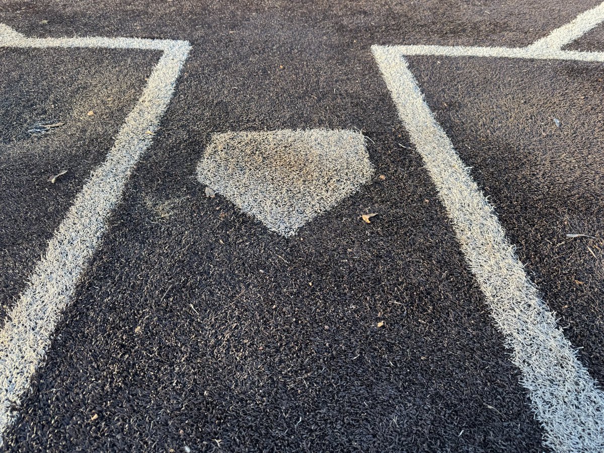 Stepping up to the plate in style! ⚾🔥 At Houston High School, we upgraded both batter’s boxes and replaced the home plate to perfection. Ready for every clutch hit and game-winning swing! 🛠️✨ #SportsTurfRepair
