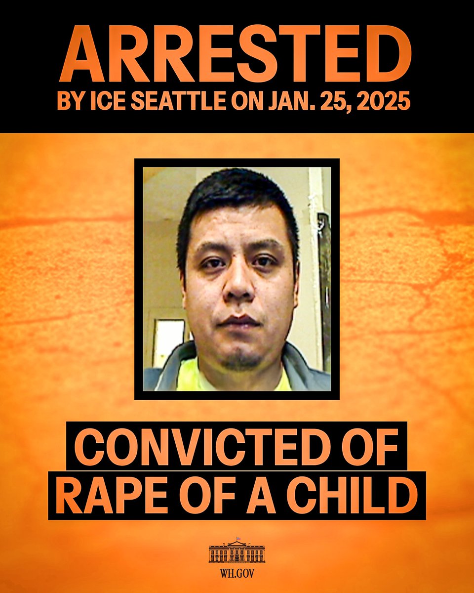 GeneralMCNews's tweet photo. BREAKING: Donald Trump's White House has begun displaying posters of some of the most wanted illegal immigrants arrested for crimes such as terrorism, child r*pe, and involvement in the MS-13 gang. https://t.co/a8aAstzzuy