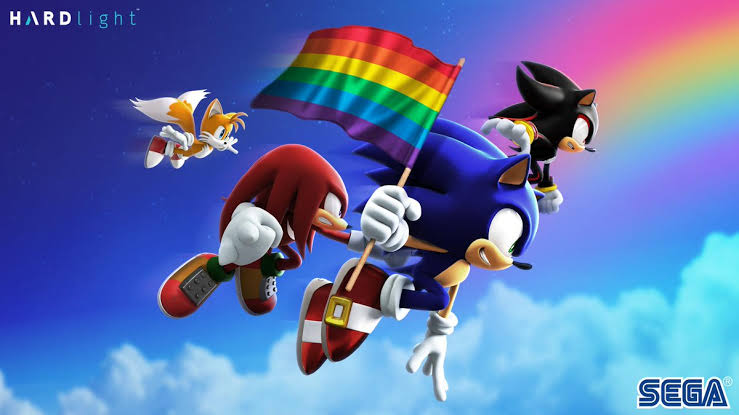 Lord_Vegaa's tweet photo. Não entendo "fãs" de Sonic homofóbicos/transfóbicos quando a sega é literalmente assim https://t.co/Wz70i8VUOJ