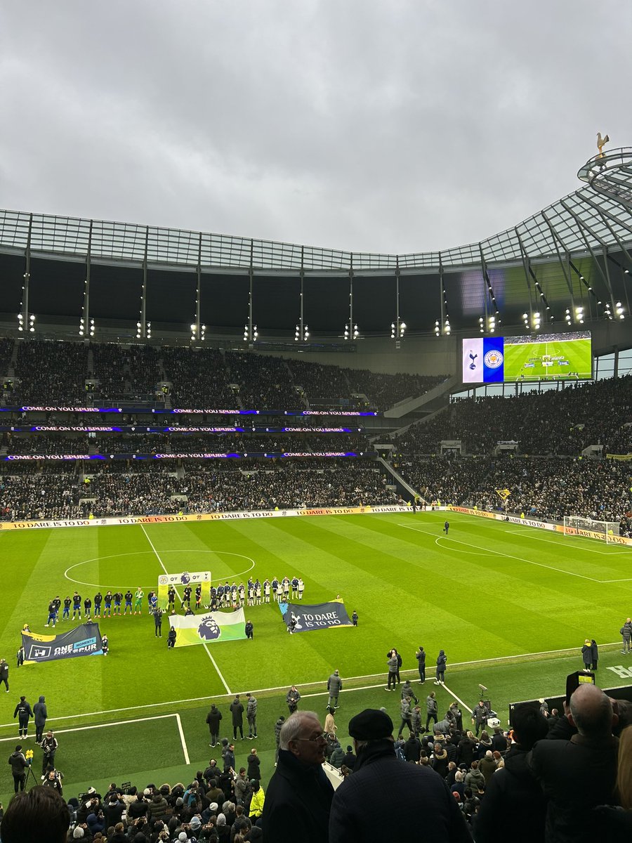 ArchieBaynham's tweet photo. A fantastic opportunity to watch Tottenham Hotspur Vs. Leicester City at the Tottenham Hotspur Stadium today.

Thank you to everyone at Tottenham Hotspur over the last few weeks for the support with our FA Cup Third Round fixture. https://t.co/y2aKmOjaZY