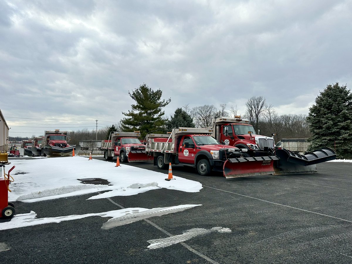 AntrimTownship's tweet photo. Fun fact for the day. After a winter weather event, the plow fleet is cleaned to help prevent rust and other mechanical issues. Tedious job, but the road crew does a great job maintaining our equipment. #snowplowing #Greencastle #municipallife #preventativemaintenance https://t.co/crVJTrhvLA