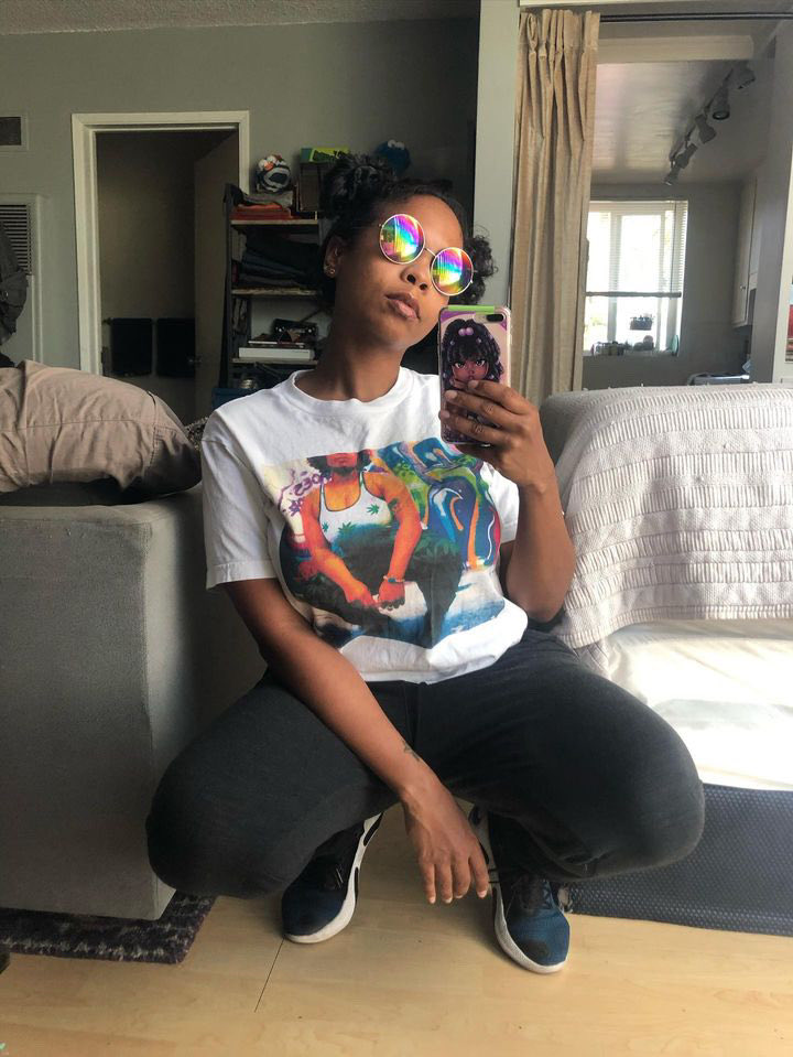 rhondajan3life's tweet photo. I love when flyy bishes be wearing me π₯Ήπ©·π§π½ #rhondajane #stopbysayhigh #cannabaedesignstudio https://t.co/fN7VImQqOL