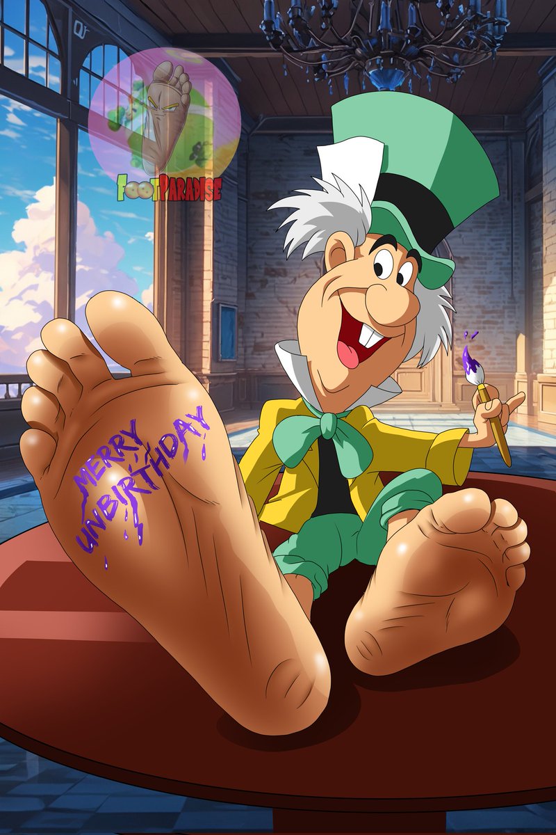 FootParadiseArt's tweet photo. Mad Hatter wishes you a Merry Unbirthday! Your present is waiting for you 🎩
New comm completed! 🎨 https://t.co/XmbIM0r01w