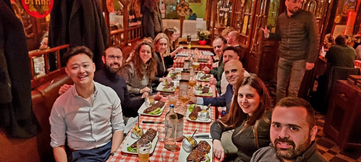 Bright Huo (@brighthuo) on Twitter photo The <a href="/EAES_eu/">EAES</a> Guidelines Committee takes on #Ghent at #SIS2025
We improved our processes, planned upcoming projects, and most importantly, learned who can eat the most! 🍽️
@sa_antoniou <a href="/dimi_mavridis/">Dimitris Mavridis</a> @mbegaki86398 <a href="/FMCarrano/">Francesco Maria Carrano</a> <a href="/suzi1dore/">Suzanne Doré</a> <a href="/Alextzanis/">Alex Tzanis</a> The <a href="/EAES_eu/">EAES</a> Guidelines Committee takes on #Ghent at #SIS2025
We improved our processes, planned upcoming projects, and most importantly, learned who can eat the most! 🍽️
@sa_antoniou <a href="/dimi_mavridis/">Dimitris Mavridis</a> @mbegaki86398 <a href="/FMCarrano/">Francesco Maria Carrano</a> <a href="/suzi1dore/">Suzanne Doré</a> <a href="/Alextzanis/">Alex Tzanis</a>