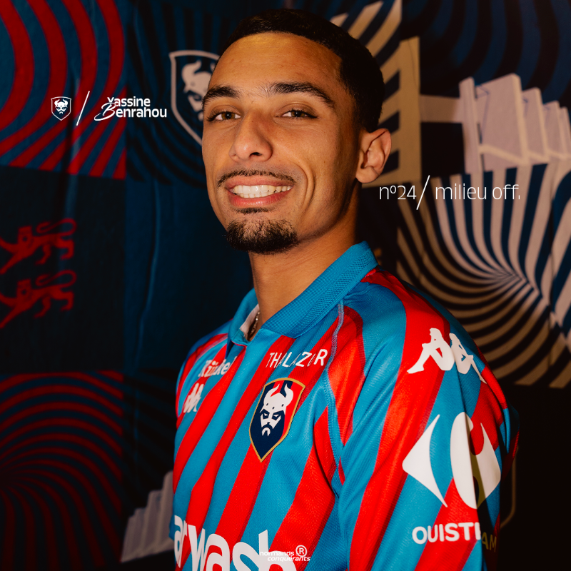 SMCaen's tweet photo. 𝗕𝗶𝗲𝗻𝘃𝗲𝗻𝘂𝗲 𝗬𝗮𝘀𝘀𝗶𝗻𝗲 🔴🔵

Le milieu offensif est prêté jusqu'à la fin de saison par @hajduk ✍️ 

#SMCaen #TeamSMC