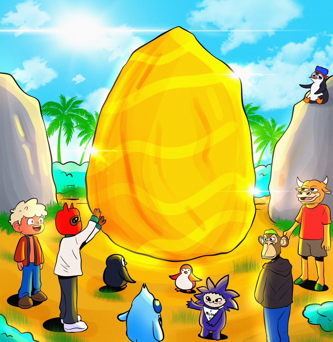 The doodles community is honoured to be take part in the @AbstractedRocks mint.

Please join the official discord to participate.