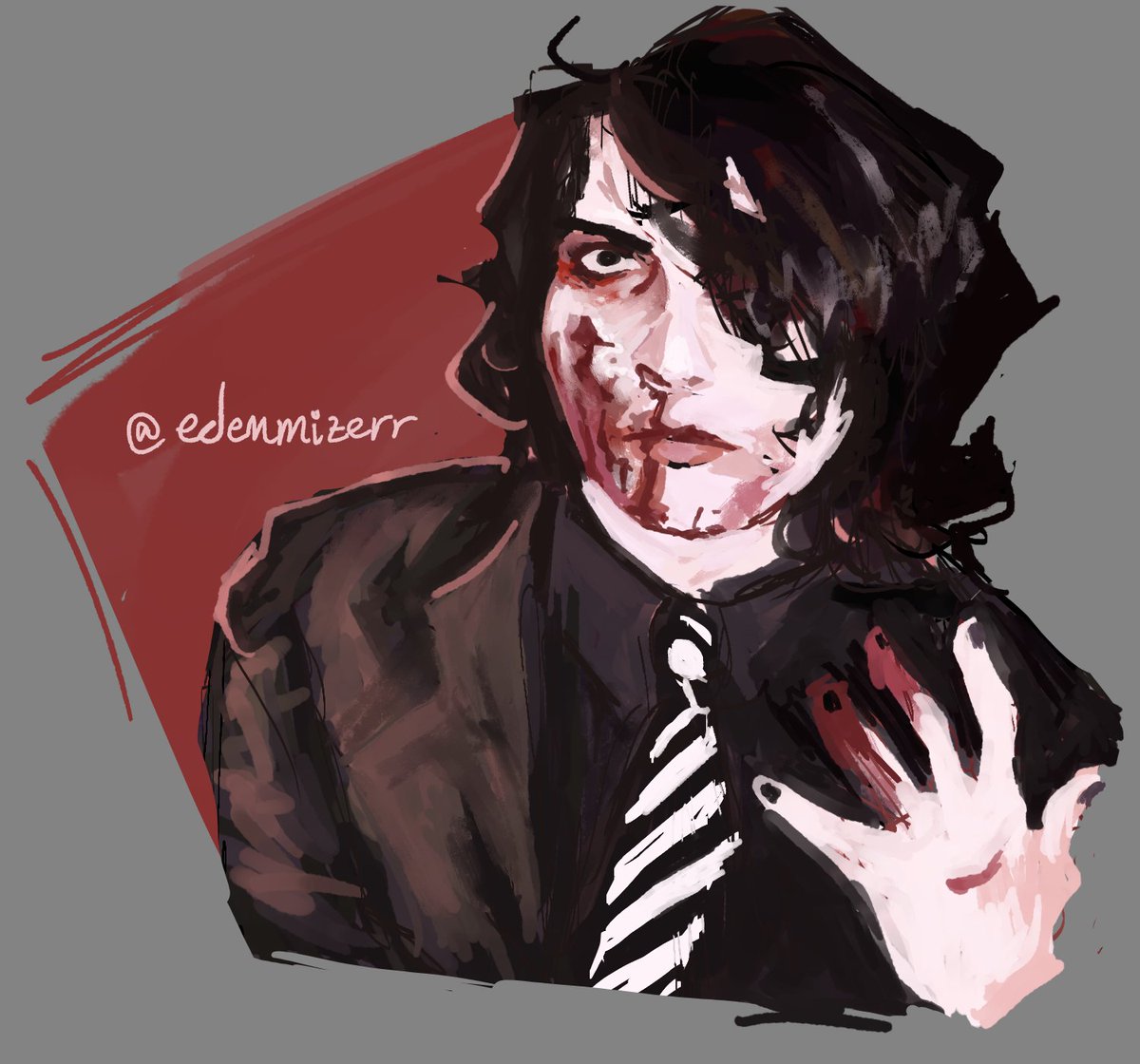 edenmizerr's tweet image. small gerard study i did mmm #mcr