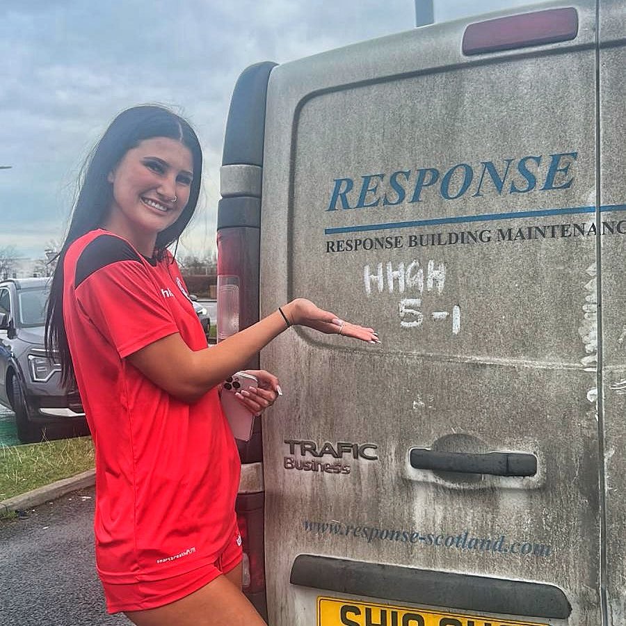 Unfortunately during today’s match the gaffers van was subject to a disgusting act of vandalism

If there are any witnesses or you have any information, please get in touch and help us find the culprit 🤔