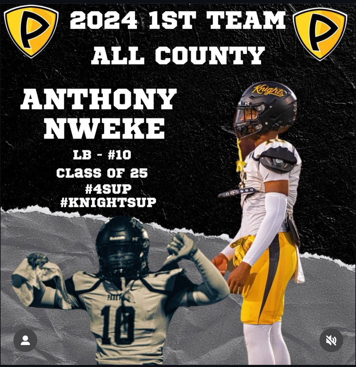 d1anthony20's tweet photo. 1st Team All County SS/LB still available 😎. 
Sacks, INTs, TFLs, FFs, Key blocks on special teams I got em💯 #doitall

•check me out: https://t.co/2mK1oX3xs2 https://t.co/8TsIAWvHgK