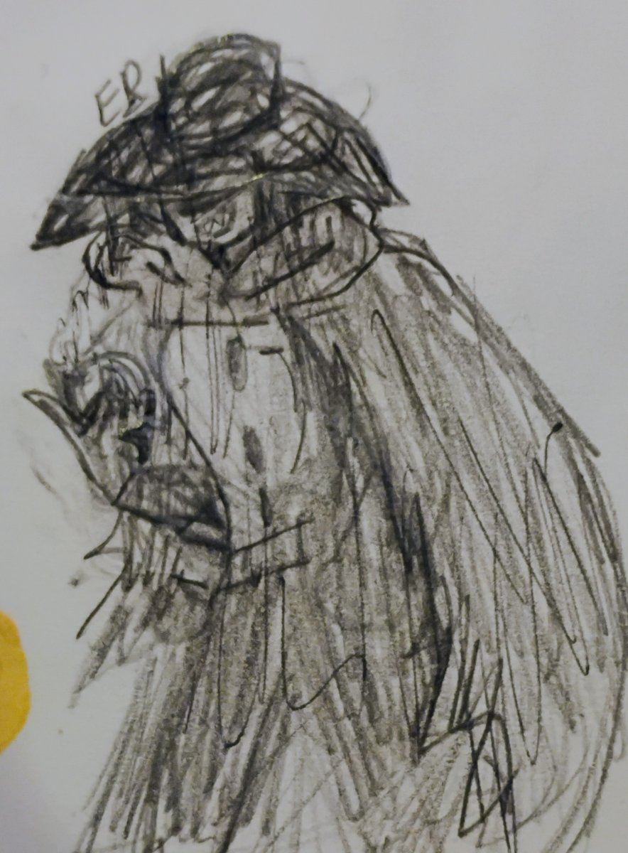 EWhenpigsfly14's tweet photo. Cowboy boxman, professor Venomous, and shadowy figure #okkoletsbeheroes #art #fanart #lordboxman #professorvenomous #shadowyfigure #cowboys https://t.co/1pL0VdZwyO