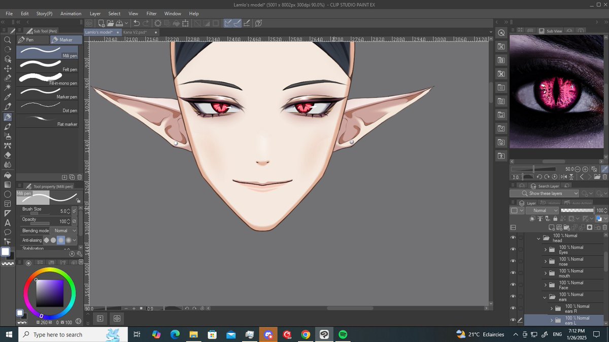 Guess who's finally working on his model 💀