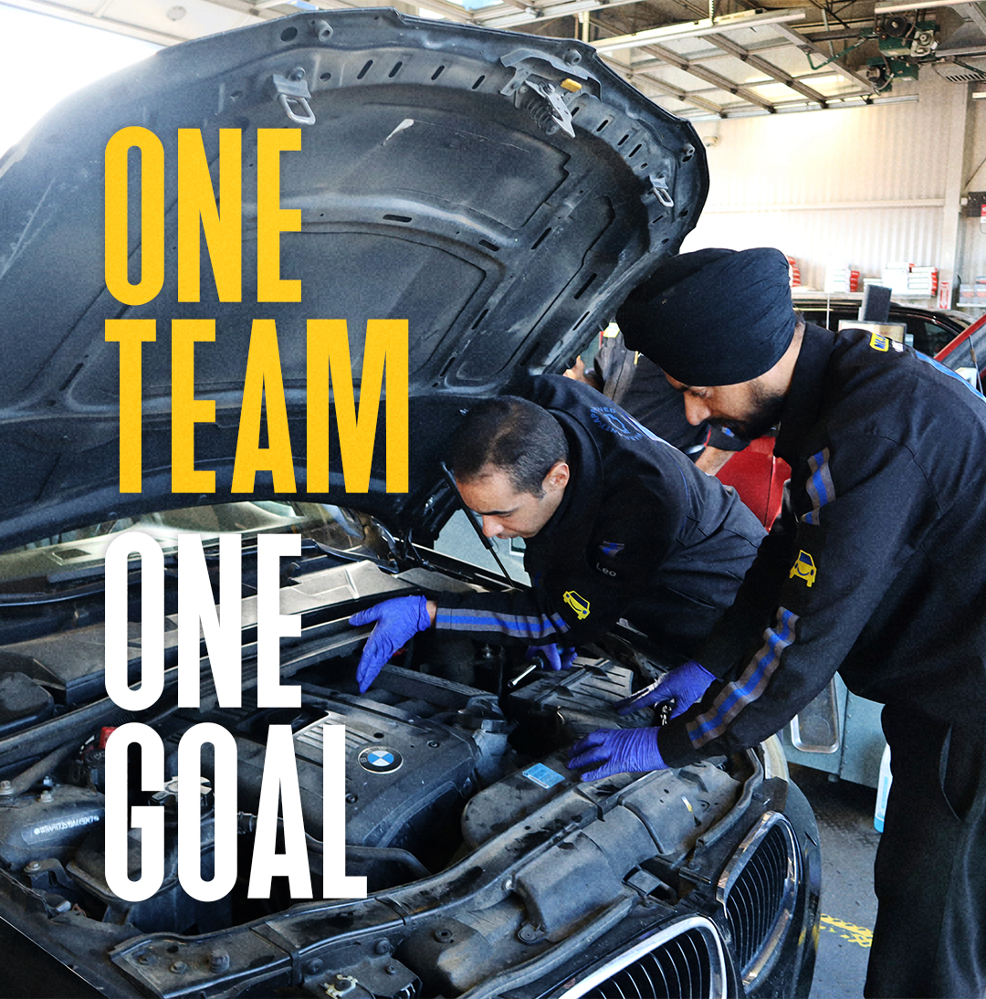 One team, one goal: car care done right. 

Guided by your owner’s manual, delivered with expert teamwork.