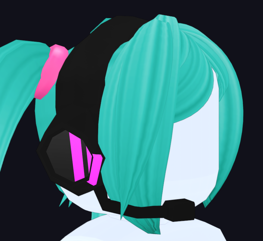 AndreaNaeko's tweet image. SPACE CHANNEL 39 HAIR!!!! This took me longer than I expected, &amp;lt;3.9K Tris. + Some close-ups too! #b3d #Blender #RobloxHair #初音ミク