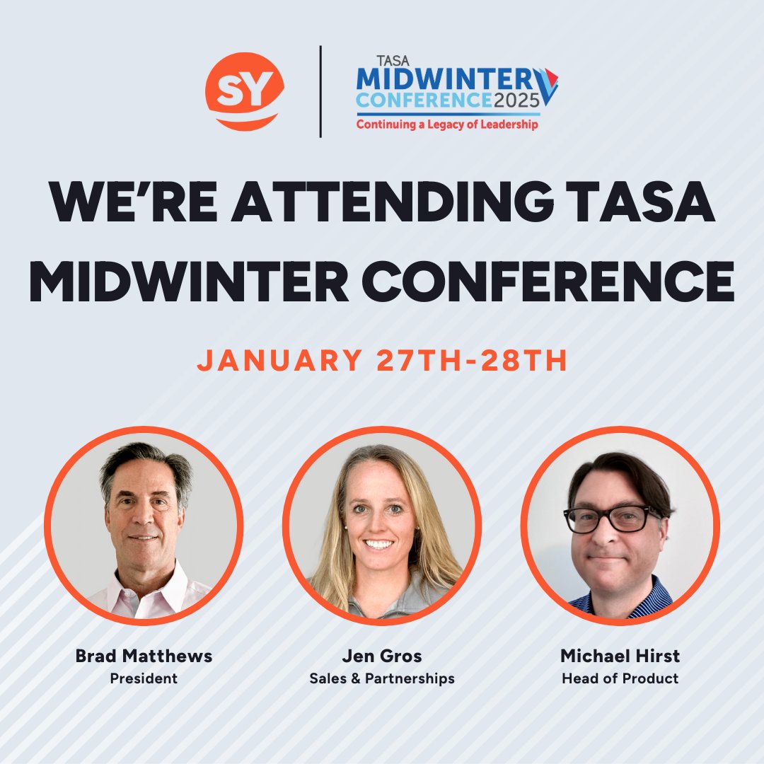 sportsYou's tweet photo. We’re headed to Austin, TX for the #TASA2025 Midwinter Conference!
Come see us at booth #1514 Monday & Tuesday - we'd love to chat and help you can take the #1 communication platform for high school athletics back to your school!
We can't wait to see you there! @tasanet https://t.co/yJRfXTalto