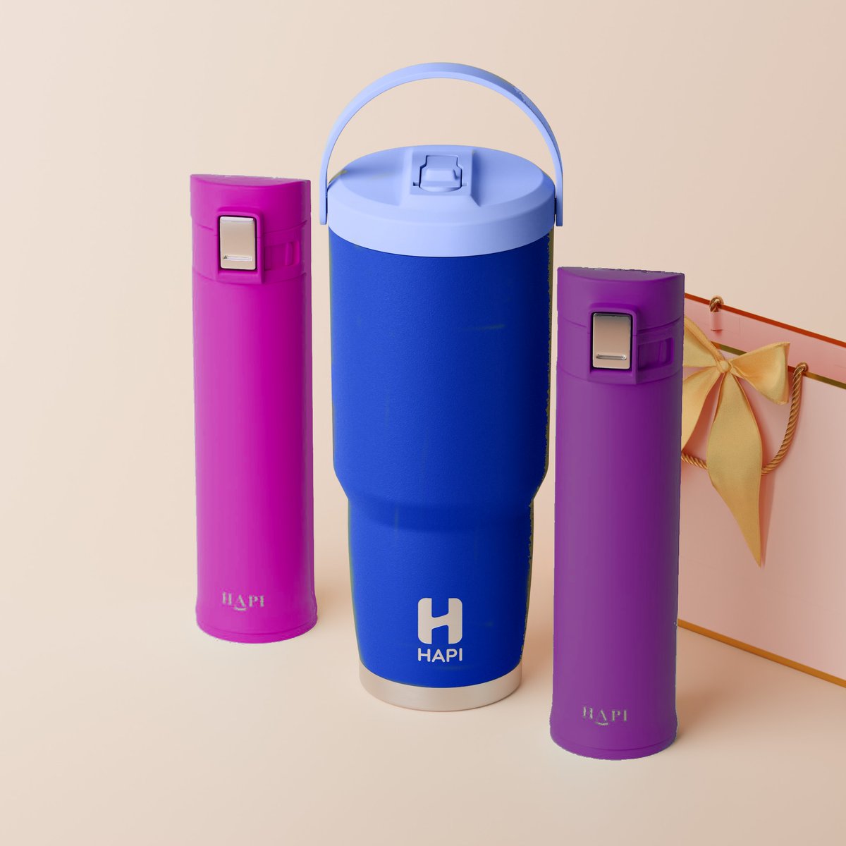 hapibottle's tweet photo. Shop at Hapi Bottles for sleek, durable bottles that keep your drinks hot or cold for hours. 💪

Perfect for every adventure! 🌟 https://t.co/L95ucueWT2