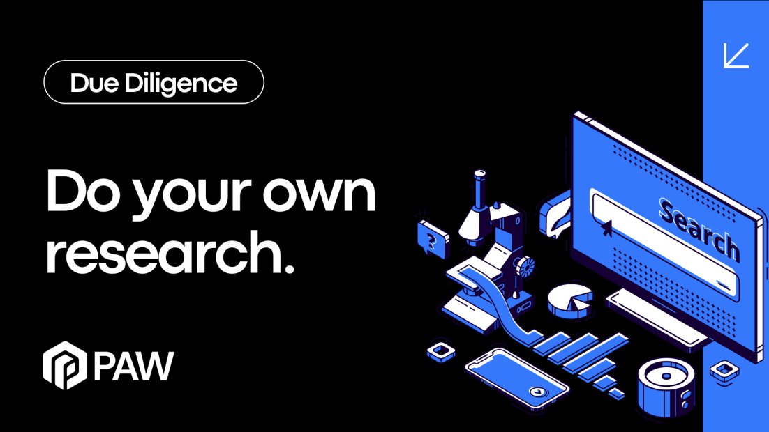 Doing your own research is key. Relying on others advice or investing based on current performance comes with risk. Take responsibility for your financial decisions by thoroughly researching and conducting due diligence before making any investments. 🔍 

#CryptoSecurity