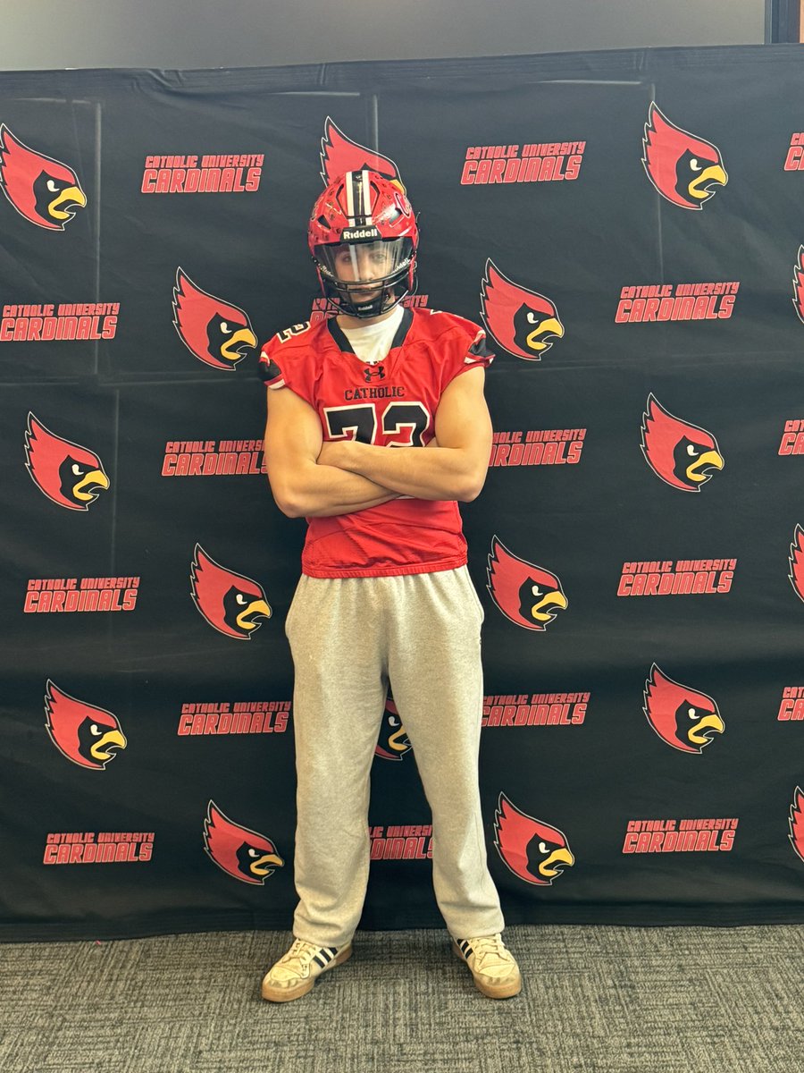 After a great visit and conversation, I am blessed to receive my 9th offer from catholic university!! Thank you @Co_Coles74