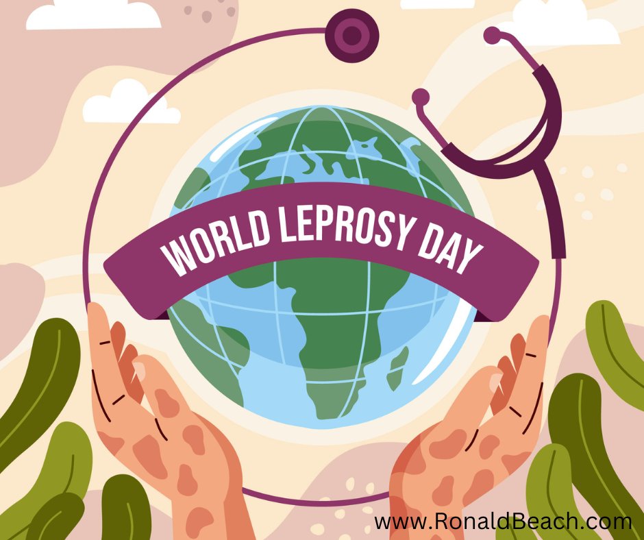 DrRonaldBeach's tweet photo. World Leprosy Day!

#FunHoliday #WeirdHoliday #RonaldBeach #Author #VirtualWizard https://t.co/yJXD9OOdCS
