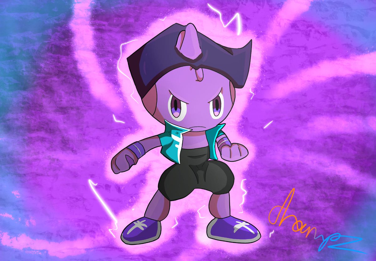 "Your boy Tyrone's going Tyrogue..." (From Flint 4K's "Brick Break" Rap) 

What if it actually happened? Tyrogue has reached <a href="/4kFlint/">Flint 4K</a> 's heart beats in synchronization...to form a battle bond! 

 #ポケモン #PokemonScarletViolet #pokemonart #pokemonfanart #Procreate #ポケモンGO