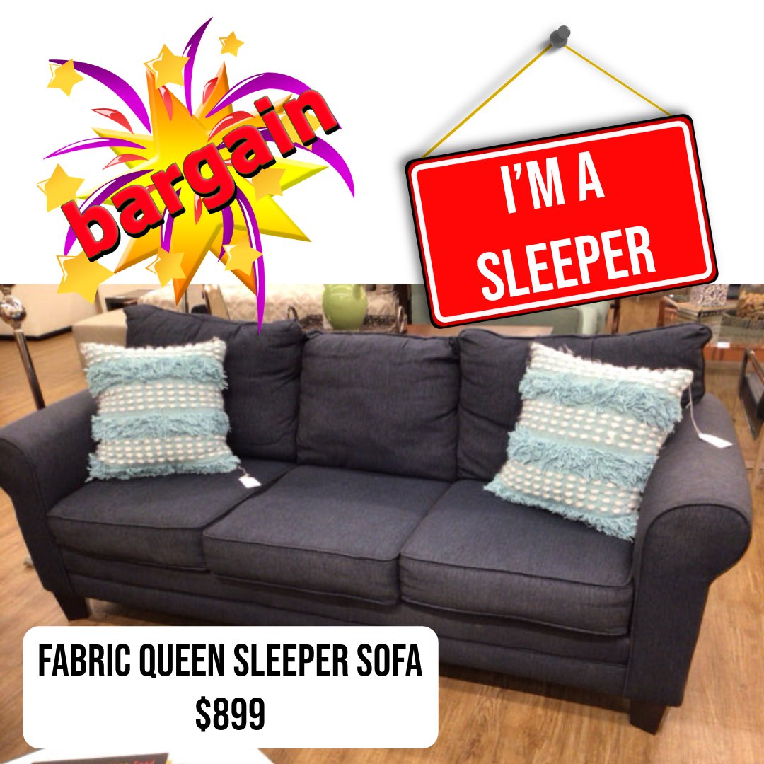 ConsignmentFLA's tweet image. Why settle for just a couch when you can have a secret sleeper too? This $899 queen sleeper sofa is ready to crash the party and host it overnight. Cozy by day, comfy by night—your guests will never leave (sorry).

#SofaGoals #SleepoverCentral #ConsignmentFinds #FurnitureDeals