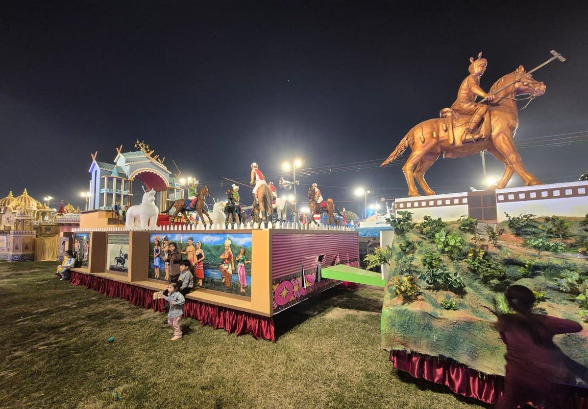 Manipur's 'Sagol Kangjei' Tableau At Bharat Parv Shows Blend Of Heritage And Development
ndtv.com/india-news/man…

#RepublicDay2025 #Manipur