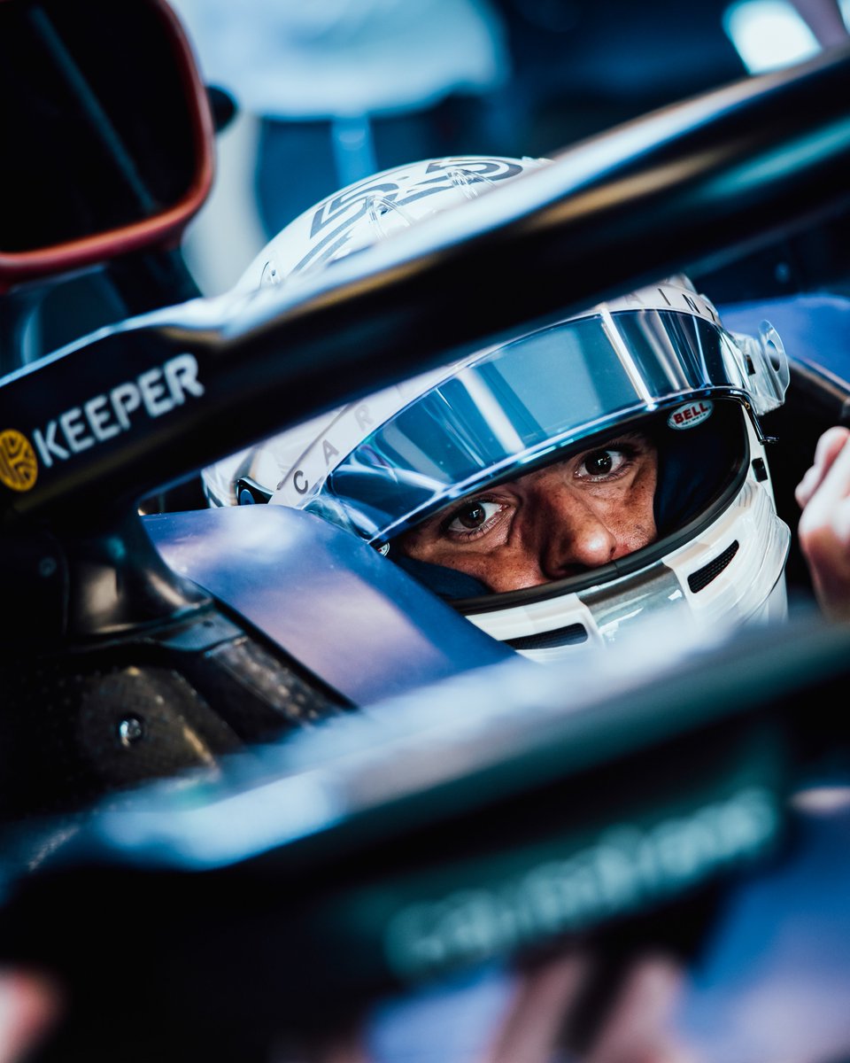 WilliamsF1's tweet photo. First ride in blue 💙  

We can't wait for the next, @Carlossainz55 📅 https://t.co/Apdf0K2FFP
