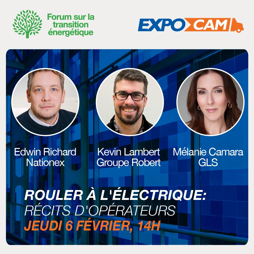 Vouc avez choisi l'électrique pour effectuer votre transition mais vous hésitez encore avant de faire le saut? Vebez échanger avec Mathieu et ses invités Kevin, Mélanie et Edwin, trois opérateurs qui vous partageront leurs expériences.Ce panel est présenté par Propulsion Québec.