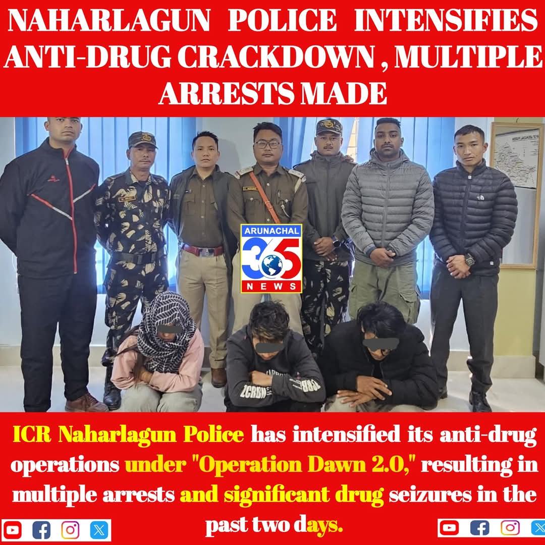 arunachal365's tweet image. 𝐈𝐂𝐑 𝐍𝐚𝐡𝐚𝐫𝐥𝐚𝐠𝐮𝐧 𝐏𝐨𝐥𝐢𝐜𝐞 𝐈𝐧𝐭𝐞𝐧𝐬𝐢𝐟𝐢𝐞𝐬 𝐀𝐧𝐭𝐢-𝐃𝐫𝐮𝐠 𝐂𝐫𝐚𝐜𝐤𝐝𝐨𝐰𝐧, 𝐌𝐮𝐥𝐭𝐢𝐩𝐥𝐞 𝐀𝐫𝐫𝐞𝐬𝐭𝐬 𝐌𝐚𝐝𝐞
@ArunachalPolice
#DrugCrackdown #OperationDawn20 #Naharlagun #AntiDrugDrive @MyGovArunachal #DrugSeizure #DrugArrests #ArunachalPradesh