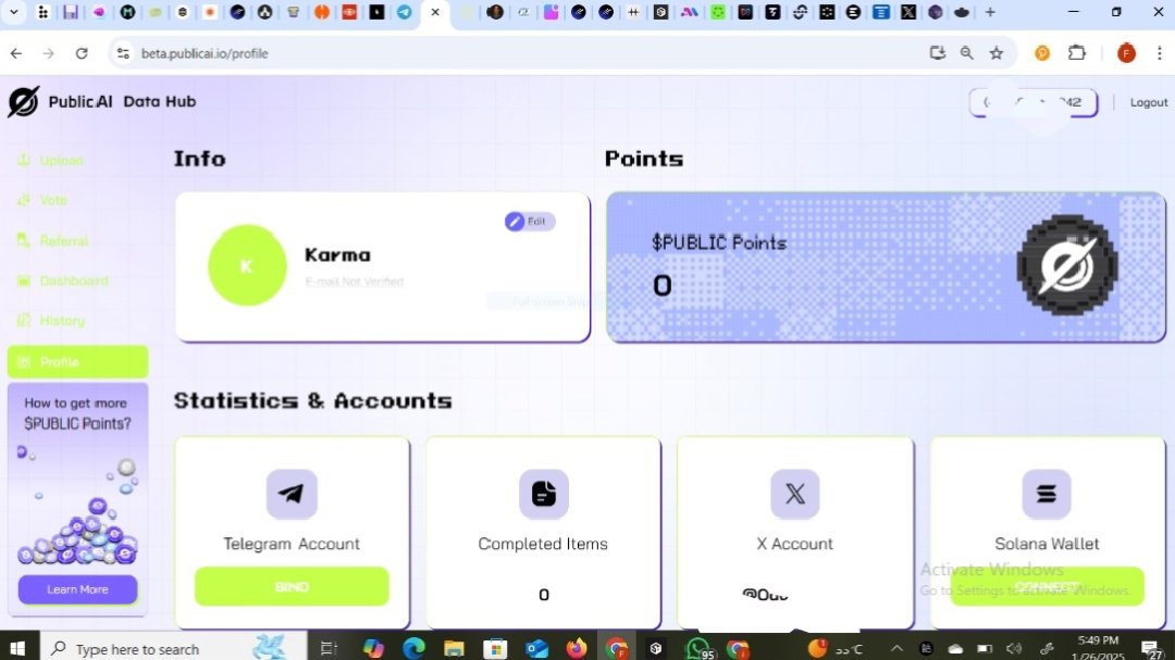 Humane007's tweet photo. 🧵 New Airdrops : PublicAI

🔗 https://t.co/ZakAIlaQjc
🪡 Connect With Twitter 
🪡 Click Profile 
🪡 Connect Social Account and Wallet 
🔗 Download Extension: https://t.co/EOgopRviaU

🪡 Reply With AI
🪡 Done https://t.co/CmWoP6tXeO