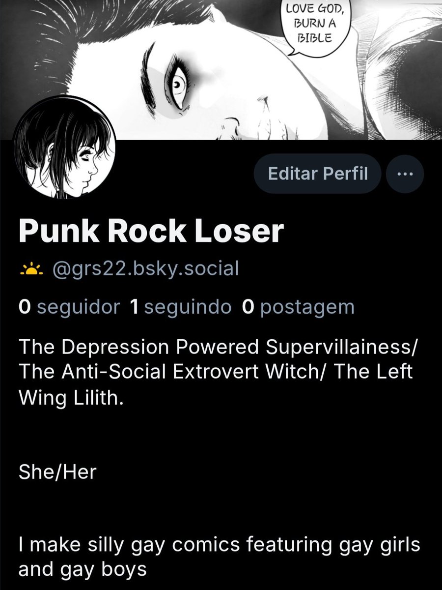 I made one. Join me there, y'all. I'll post all of my comics there soon.