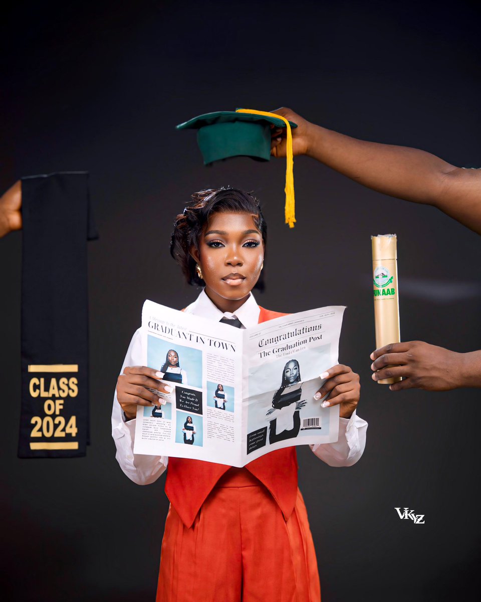 softgirlmayor9's tweet photo. POV: Greatest Graduatant!✨✨

Class of 2024🌹
Thank you lord! I’m Grateful❤️
#funaab32ndconvocation https://t.co/gXAfa0bhkr