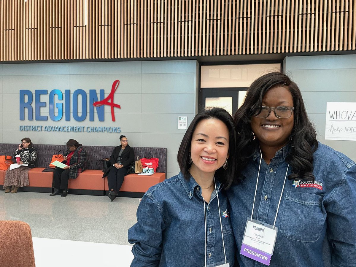 We are Southwest Public Schools Proud of our dynamic Math TDS <a href="/ArdoinStepheni/">S.Ardoin M.Ed</a> for presenting at the <a href="/R4Math/">Region 4 Mathematics</a> conference yesterday! Kudos Ms. Ardoin for a job well done!! <a href="/swschoolstx/">Southwest Public Schools</a> <a href="/uyenbnguyen/">Uyen Nguyen</a> 👏🏼👏🏼👏🏼