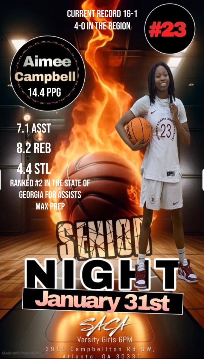 Senior night is coming up!! Excited about the potential possibilities that’s ahead!!