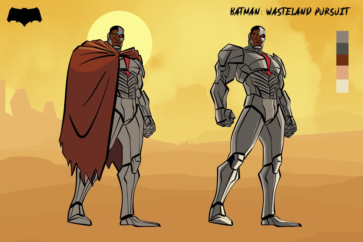 DustinMassey101's tweet photo. Cyborg design I am working on for my Wasteland Pursuit project.  

#batman #knightmarebatman #cyborg #flash #knightmareleague #procreate #procreatedreams https://t.co/3iK6G6EiFE