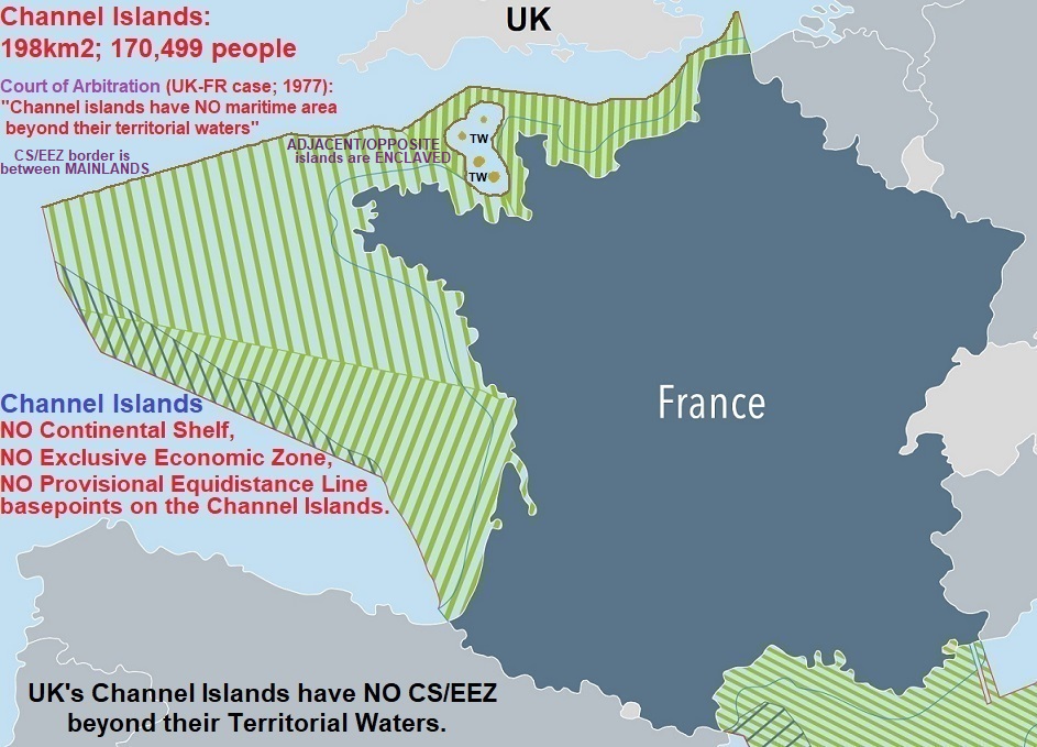 AlexyFlemming's tweet photo. @Doranimated #CIML &amp; #UNCLOS1982:
ADJACENT/OPPOSITE islands to foreign mainlands have ZERO #CS/#EEZ
[Exceptions:
1)SINGLEline EEZ agreement is signed between parties in dispute
2)Historical agreements]!
ENCLAVEMENT(MultiLine-CS/EEZ) is DEFAULT!
PCA2012 applied UNCLOS1982:
StMartin = 0 CS/EEZ! https://t.co/76m4vKetPB