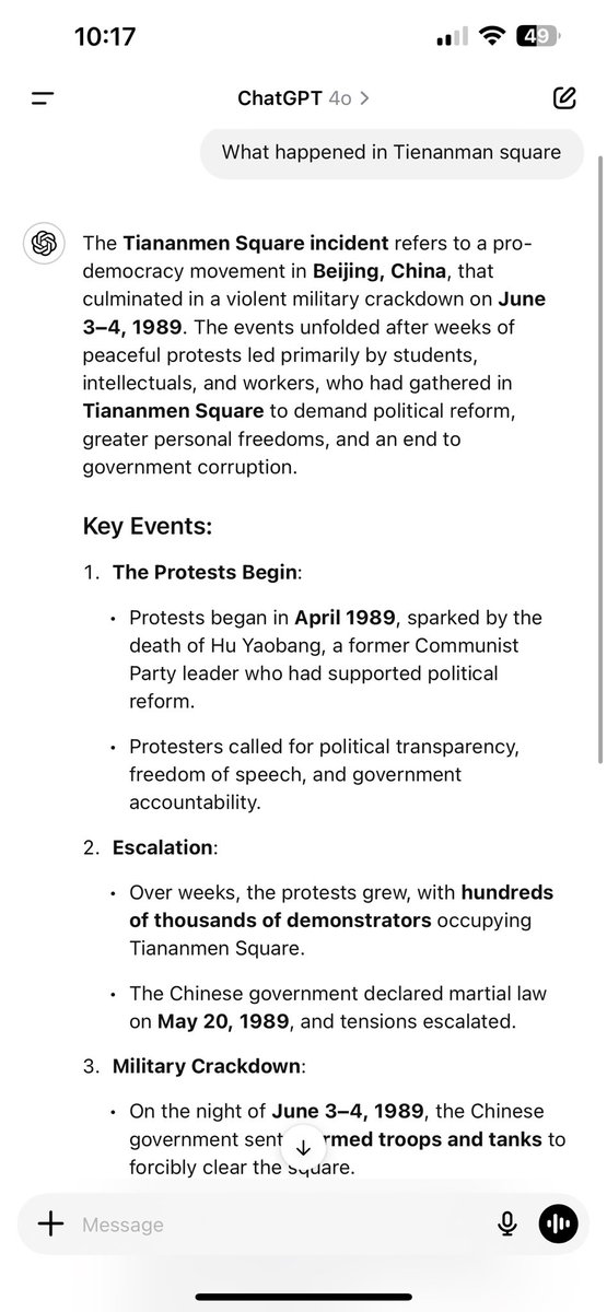 It all begins…. 🏁

🇨🇳 and 🇺🇸

#ChatGPT #DeepSeek
#AI