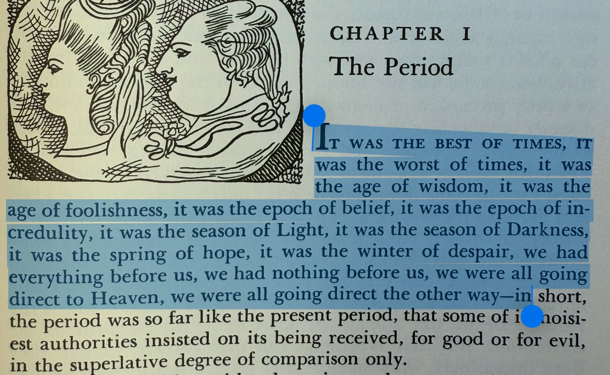 lauramatsue's tweet photo. Charles Dickens opening line for a Tale of Two Cities, which was set during the French Revolution, the last time Pluto was in Aquarius, is such a profound statement of the extreme contradiction and polarities that are happening again now, 247 years later, with Pluto being in Aquarius again.