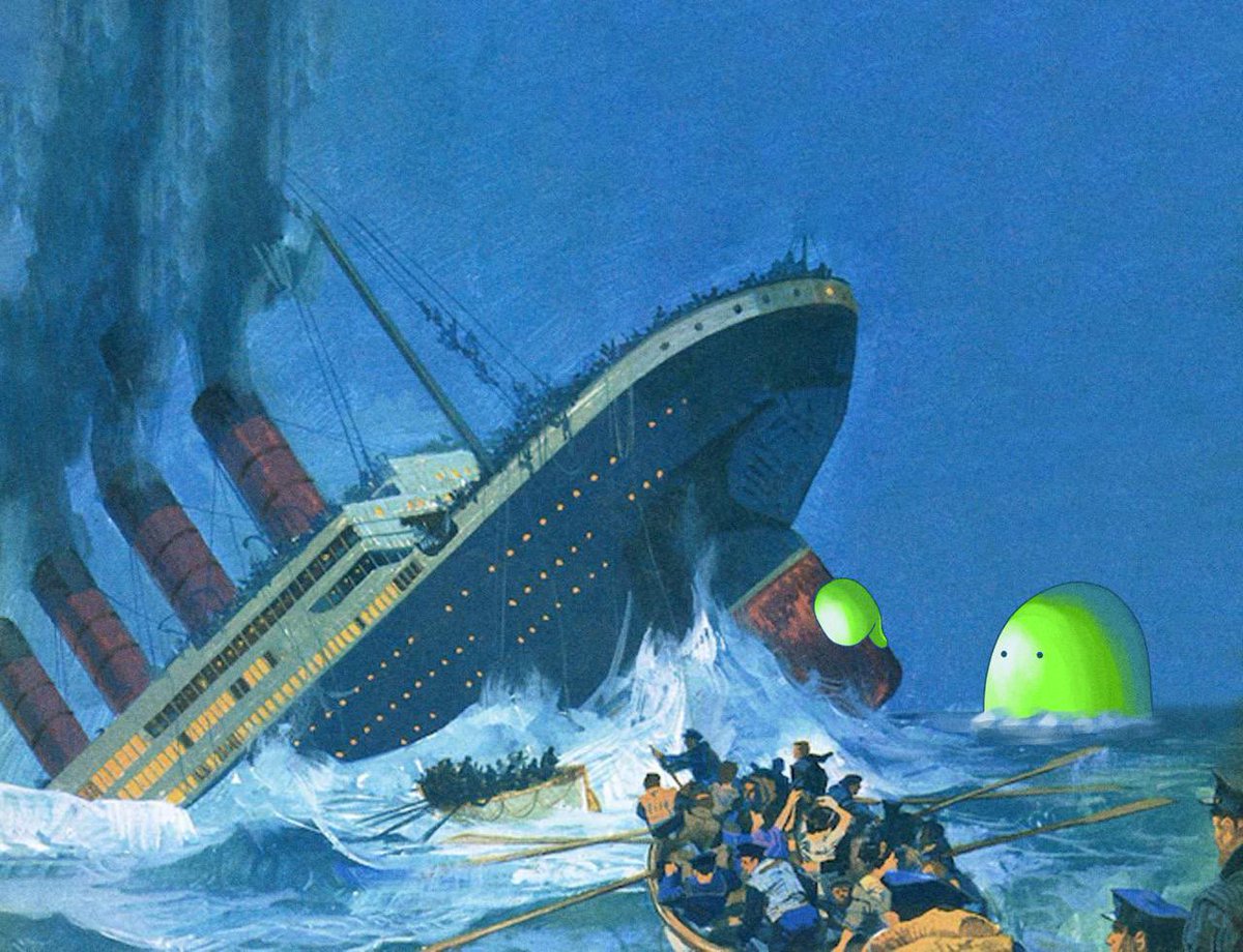 belikeblob's tweet image. TITANIC 1912.

BLOB WAS THERE.