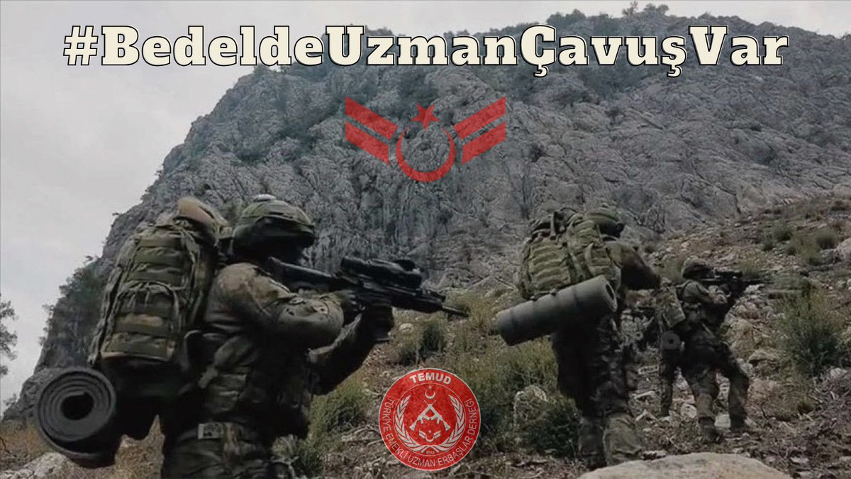 En önde giden kahramanlar,TSK ‘nın en fazla şehit Gazi vermiş Kahraman Camiasının Hak günü 
Kahramanlar desteğinizi bekliyor.

#BedeldeUzmanÇavuşVar Tagıyla Uzman Çavuşların hak mücadelesine bekliyoruz

#BedeldeUzmanÇavuşVar